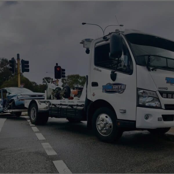 Accident towing Perth — Tow Rite at crash scene